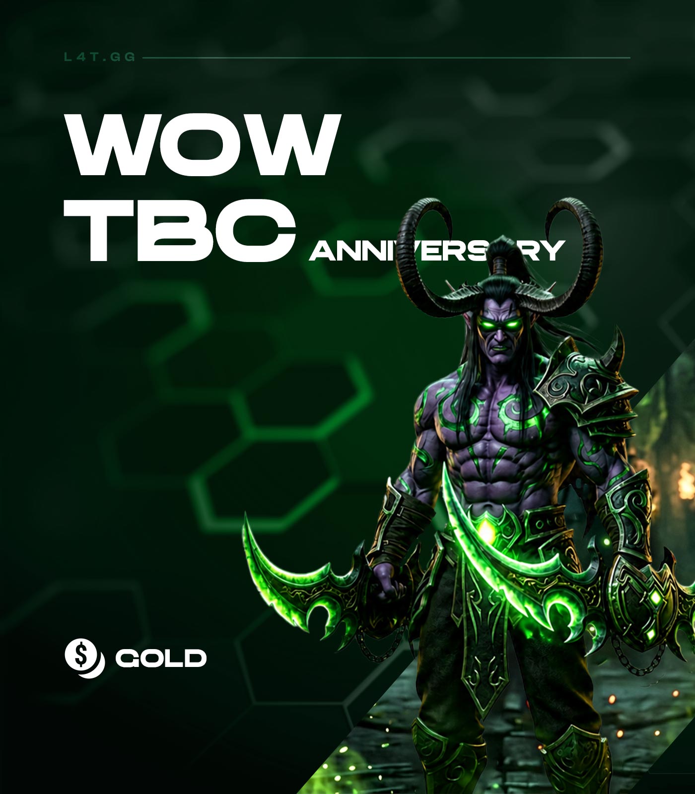 TBC Gold Cheapest WoW TBC Gold – Buy The Burning Crusade Anniversary Gold Fast & Safe - Image 1